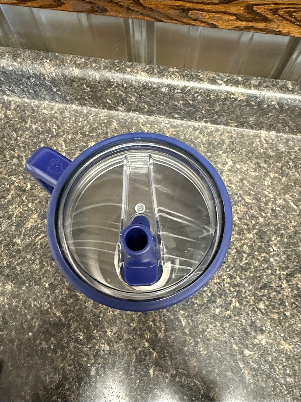 HydroJug Sparkle Deep Blue Insulated Travel Mug with Handle 40oz - Picture 5 of 6